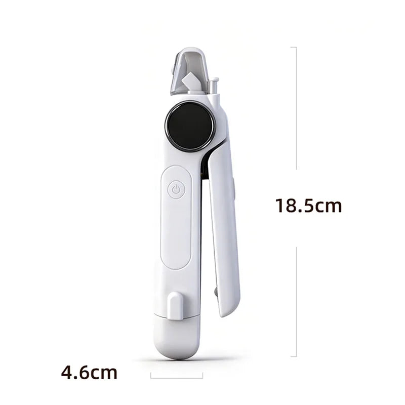 ZooFlex 2-in-1 LED Pet Nail Clipper & Grinder for Dogs & Cats
