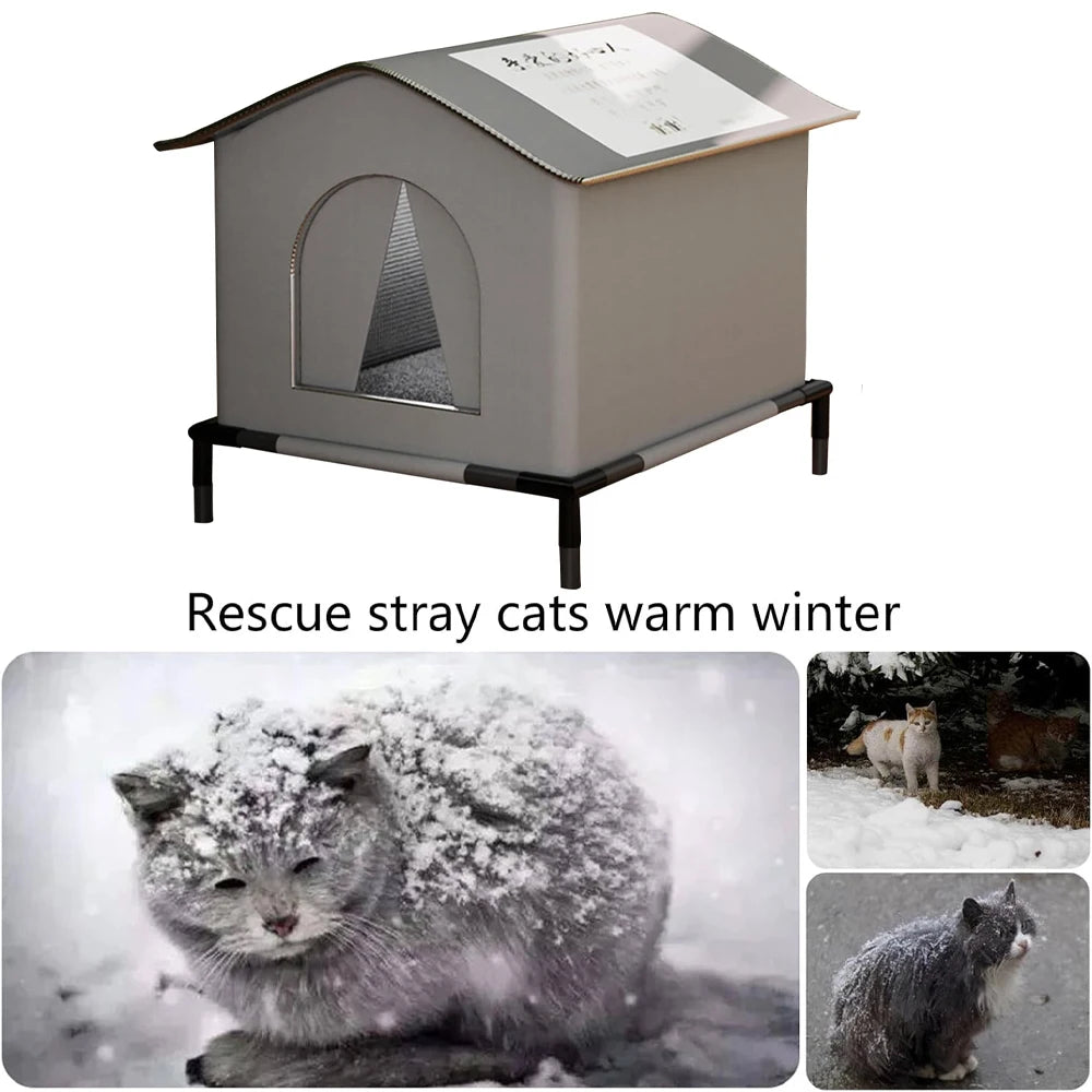 ZooFlex Foldable Outdoor Cat House