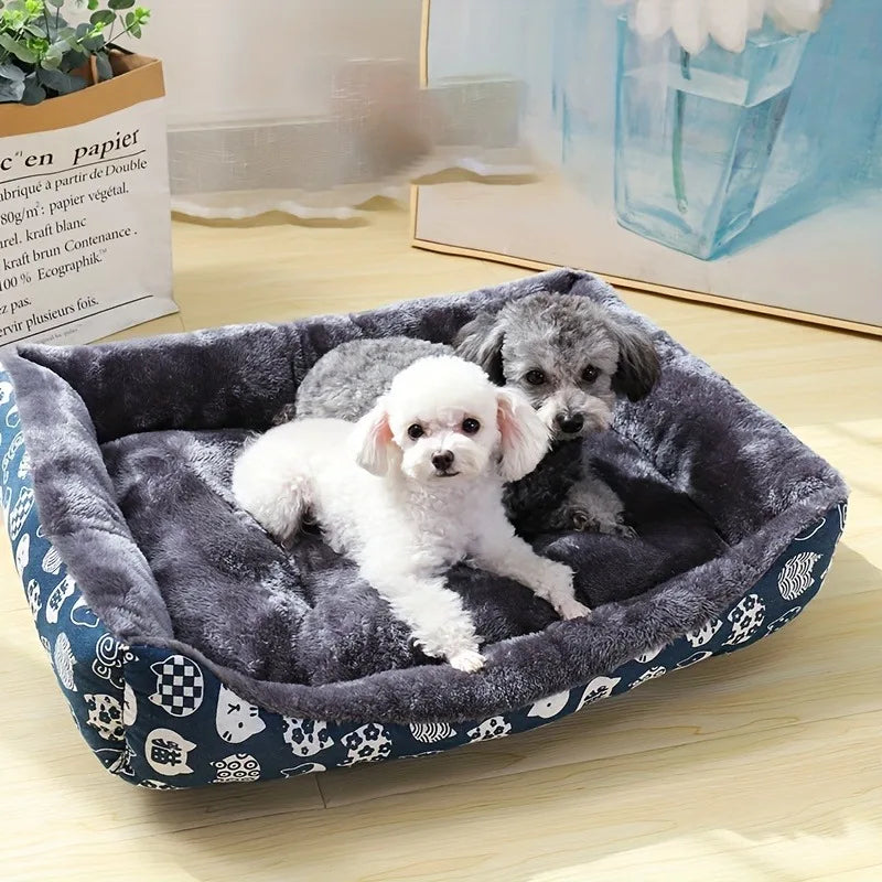 ZooFlex Soft Dog Sofa Bed – Warm Pet Cushion & Sleeping Mat for Dogs & Cats