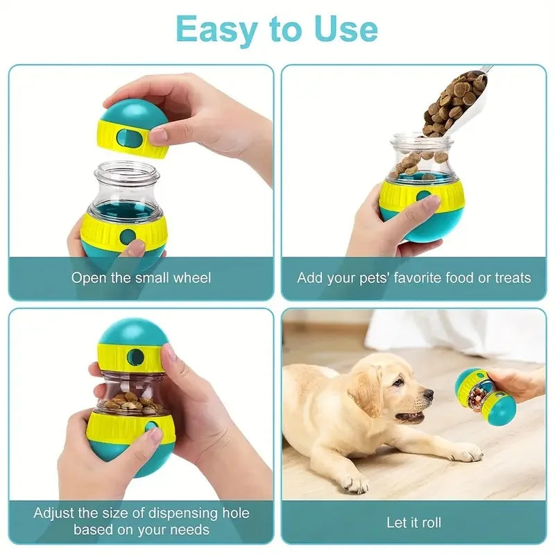 ZooFlex Interactive Dog Treat Dispenser – Slow Feeder Toy