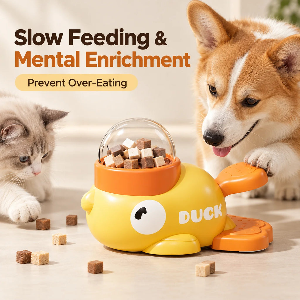 Zooflex DuckyTreat – Interactive Pet Treat Dispenser