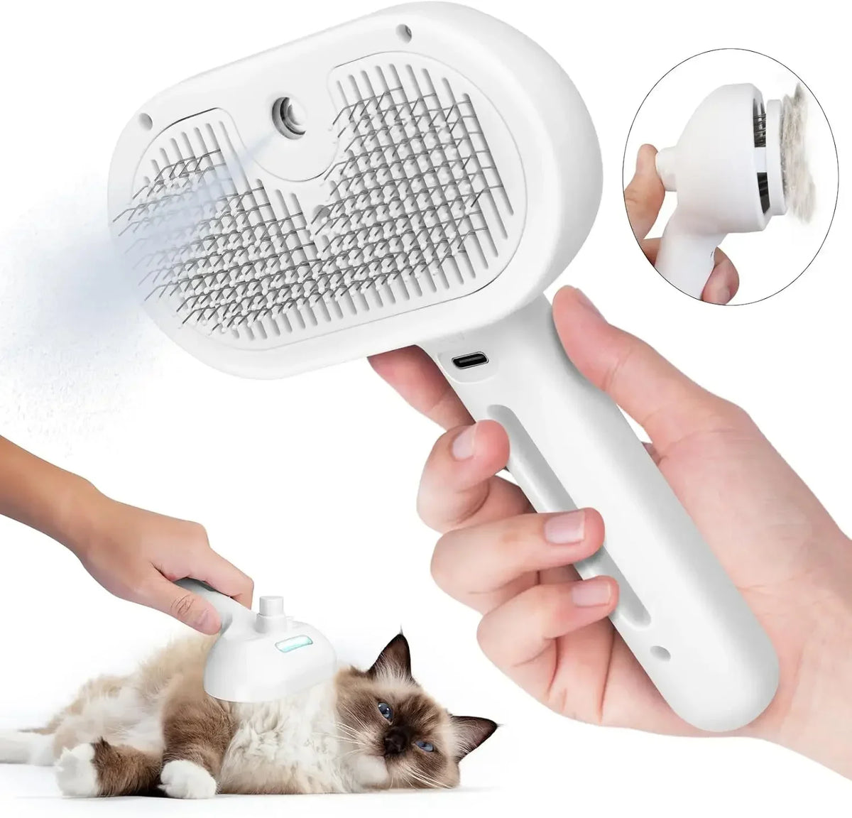 Zooflex MistPaws – Pet Spray Grooming Brush