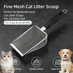 ZooFlex Fine Mesh Cat Litter Scoop – Stainless Steel Sifter