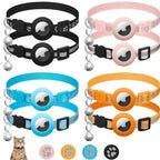 ZooFlex AirTag Cat Collar – Reflective Breakaway Collar with Bell