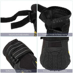 ZooFlex Waterproof Dog Boots – Reflective Anti-Slip Paw Protectors for Summer & Winter (4pcs)