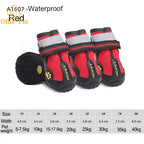 ZooFlex Waterproof Dog Boots – Anti-Slip Reflective Winter Shoes for Small & Large Dogs