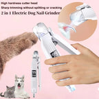 ZooFlex Electric Pet Nail Grinder with LED Light for Dogs & Cats