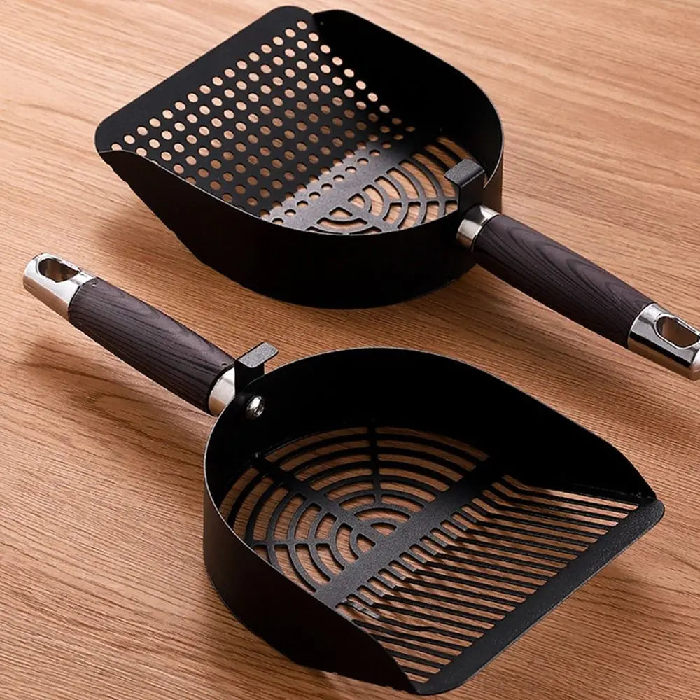 ZooFlex Stainless Steel Cat Litter Scoop – Deep Mesh Sifter