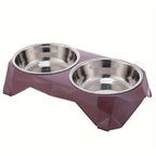 Zooflex DiamondDine – Non-Slip Double Pet Bowl