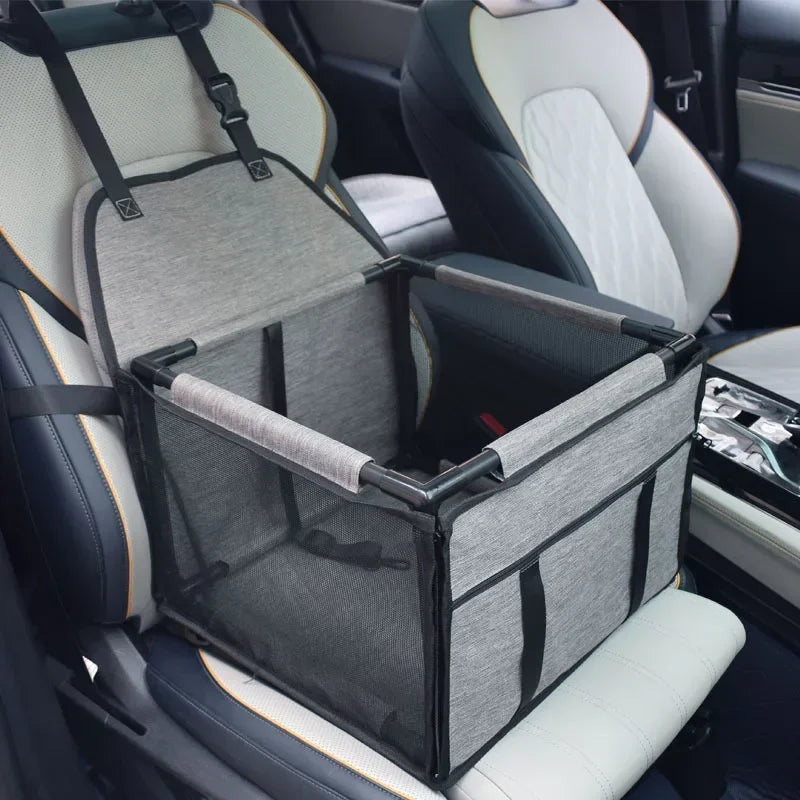 ZooFlex Waterproof Dog Car Seat – Pet Travel Basket & Carrier