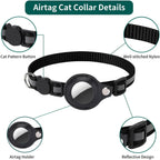 ZooFlex Reflective Cat Collar – Adjustable AirTag Holder Collar