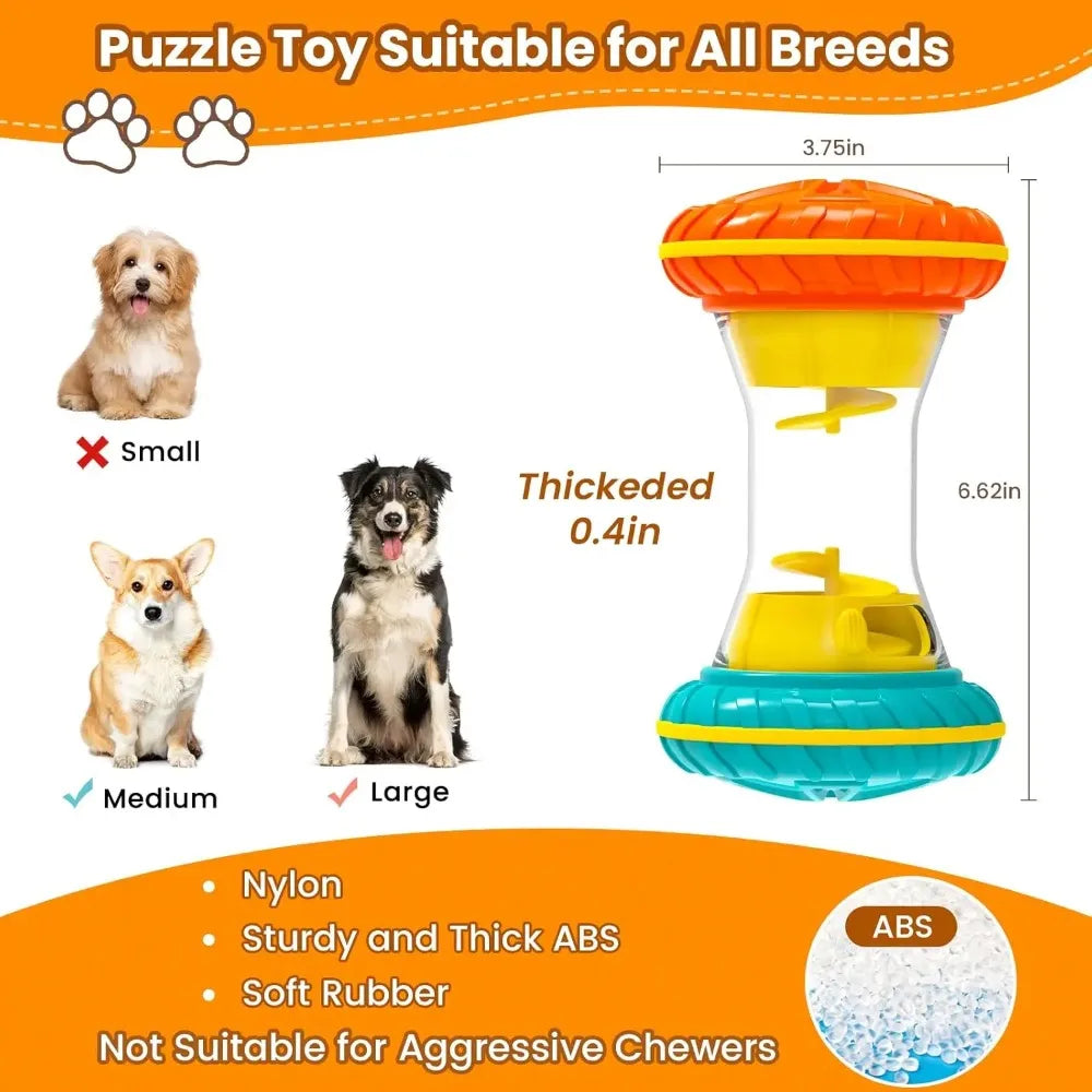 ZooFlex Interactive Dog Puzzle Toy – Slow Feeder & Treat Dispenser