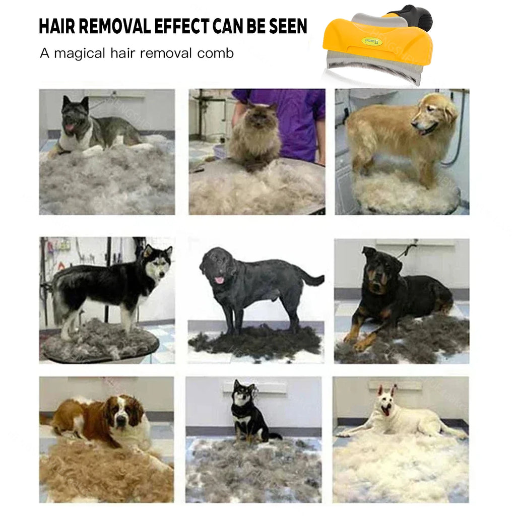 ZooFlex Cat Hair Removal Brush – Gentle Grooming & Massage Comb for Dogs & Cats