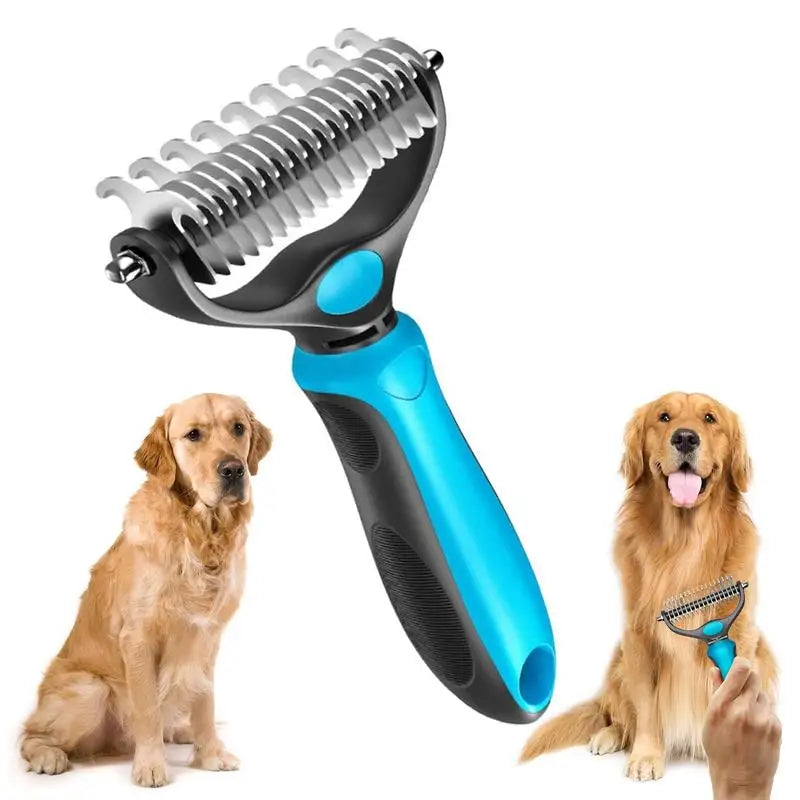 Zooflex FurEase – 2-in-1 Deshedding & Dematting Brush