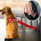 ZooFlex Adjustable Dog Car Seat Belt – Safety Harness Clip