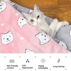 ZooFlex Warm Plush Pet Bed – Soft Winter Cushion for Cats & Dogs