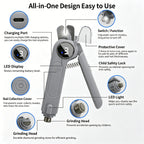 ZooFlex 2-in-1 Pet Nail Clipper & Grinder – Electric LED Dog & Cat Nail Trimmer