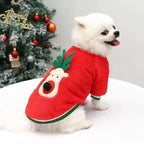 ZooFlex Christmas Dog Hoodie – Warm Santa & Elk Winter Coat for Small & Medium Dogs