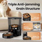 ZooFlex Automatic Cat Feeder – Programmable Dry Food Dispenser