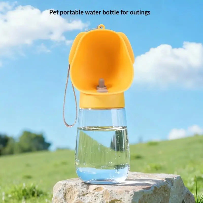 ZooFlex Leak-Proof Dog Water Bottle with Drinking Cup – Portable Pet Travel Dispenser