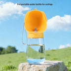 ZooFlex Leak-Proof Dog Water Bottle with Drinking Cup – Portable Pet Travel Dispenser