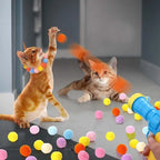 Zooflex PurrLauncher – Interactive Cat Ball Launcher