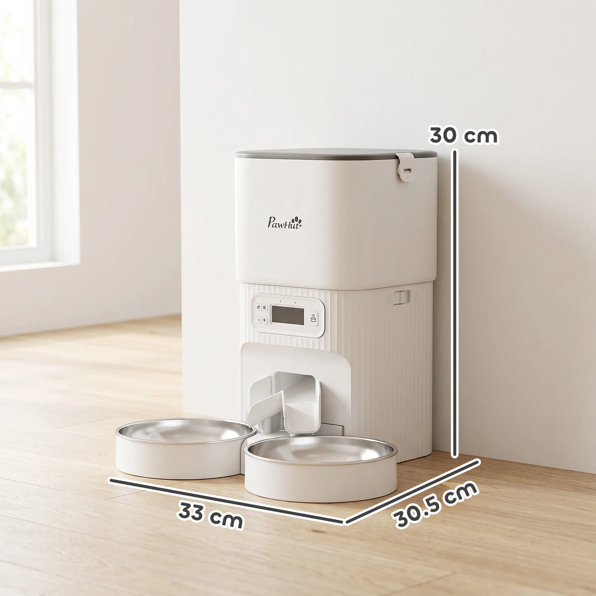 ZooFlex 4L Automatic Cat & Dog Feeder – Timed Food Dispenser with Portion Control