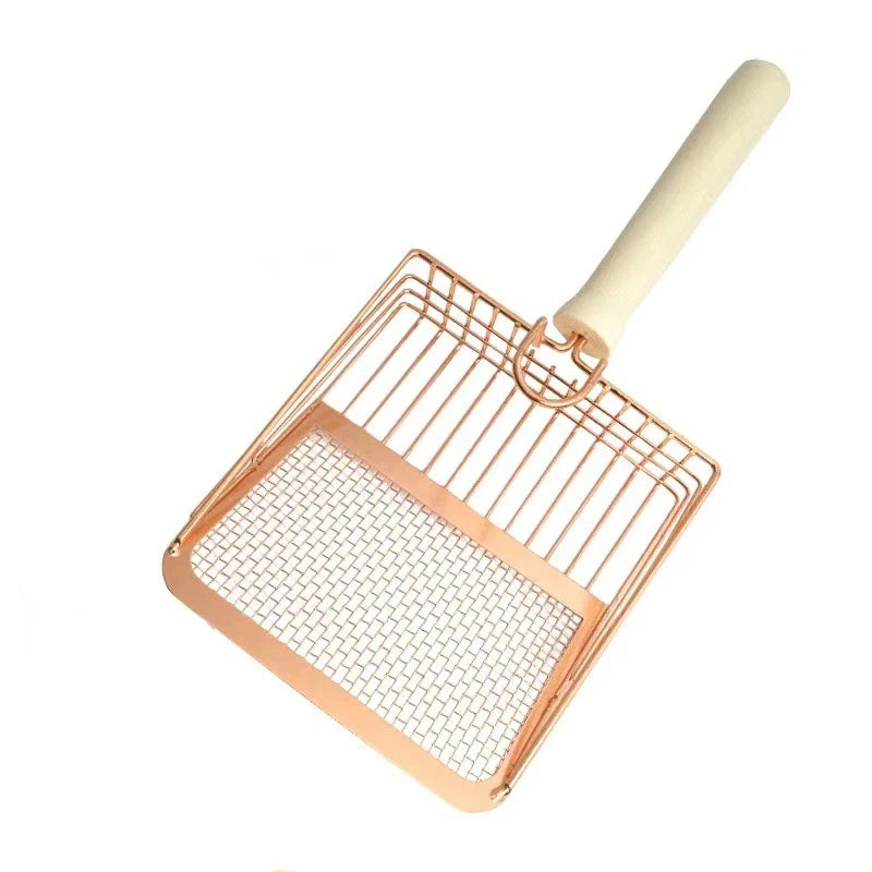 ZooFlex 2-in-1 Cat Litter Scoop – Stainless Steel Sifter