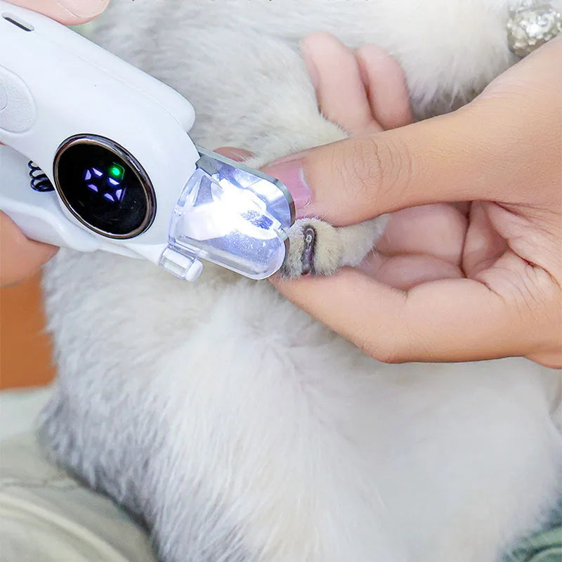 ZooFlex 2-in-1 LED Pet Nail Clipper & Grinder for Dogs & Cats