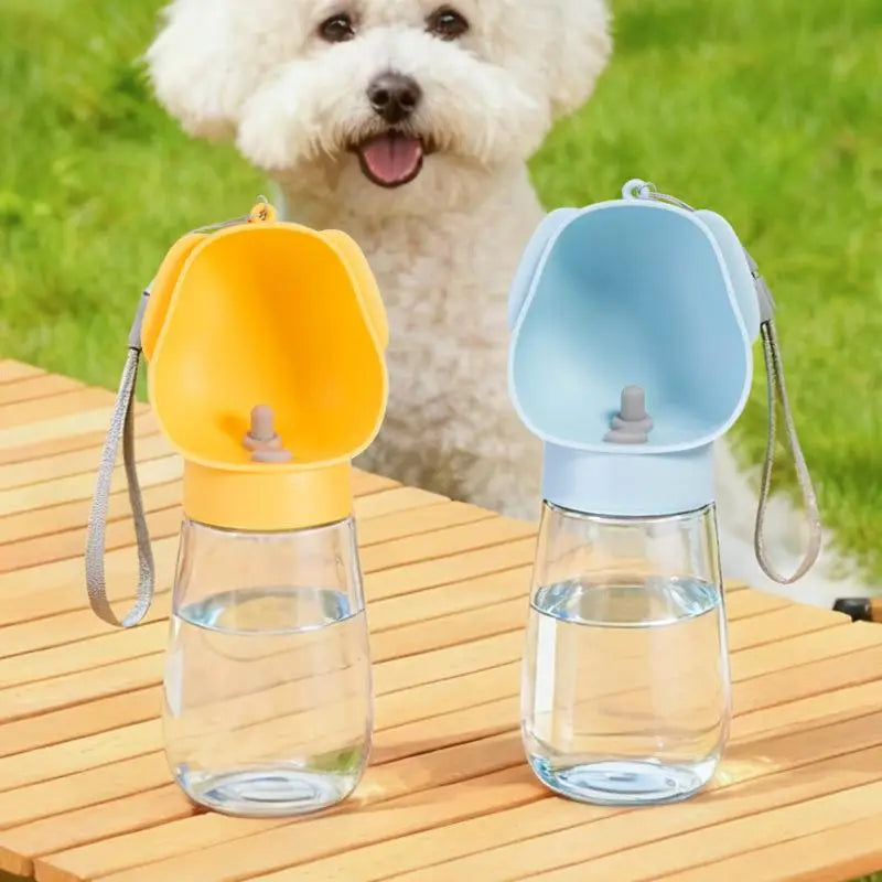 ZooFlex Leak-Proof Dog Water Bottle with Drinking Cup – Portable Pet Travel Dispenser