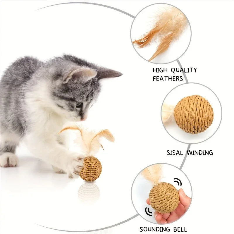 Zooflex FeatherChase – Interactive Rattle Cat Toy