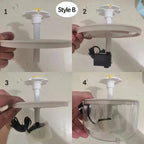 ZooFlex Automatic Cat Water Fountain – Quiet USB Electric Pet Drinking Dispenser with Filter