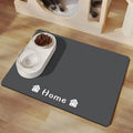 ZooFlex Waterproof Pet Feeding Mat – Non-Slip Paw Print Dog & Cat Bowl Mat
