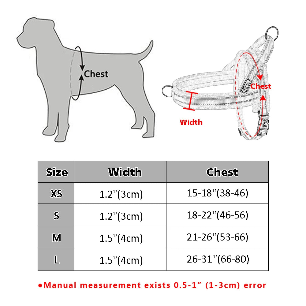 ZooFlex Warm Winter Dog Harness – Soft Padded Adjustable Vest for Small & Large Dogs