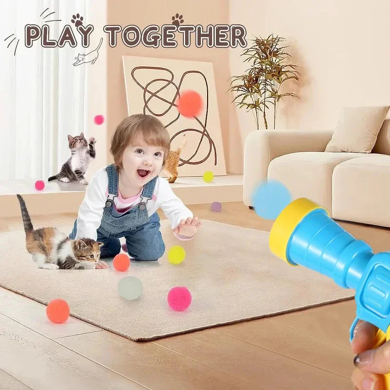 Zooflex PurrLauncher – Interactive Cat Ball Launcher