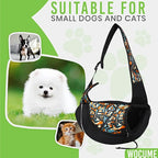 ZooFlex Pet Shoulder Carrier – Oxford Mesh Sling Bag