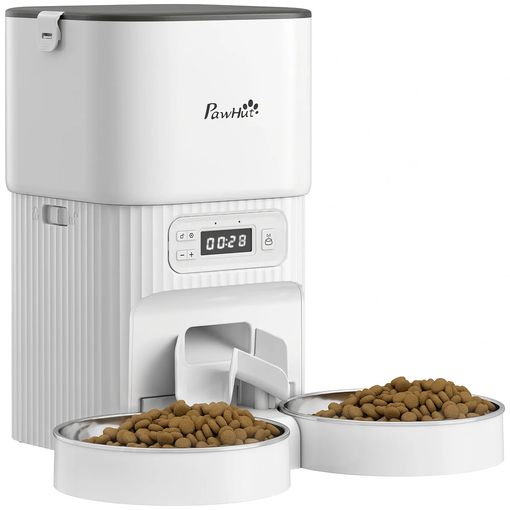 ZooFlex 4L Automatic Cat & Dog Feeder – Timed Food Dispenser with Portion Control