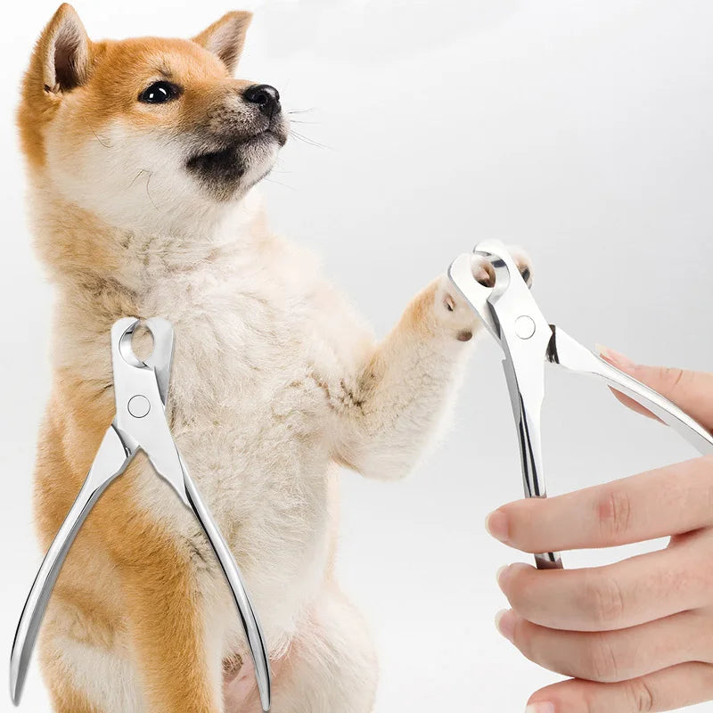 ZooFlex Professional Dog & Cat Nail Clipper – Stainless Steel Claw Trimmer with Nail File