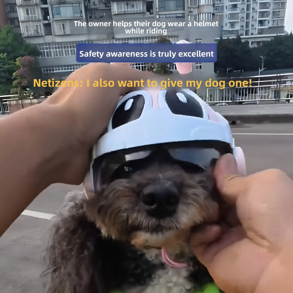 ZooFlex Cartoon Ant Dog Helmet – Cute Pet Costume Hat