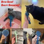 ZooFlex Cat Grooming Brush – Pet Hair Removal & Gentle Deshedding Comb for Dogs & Cats
