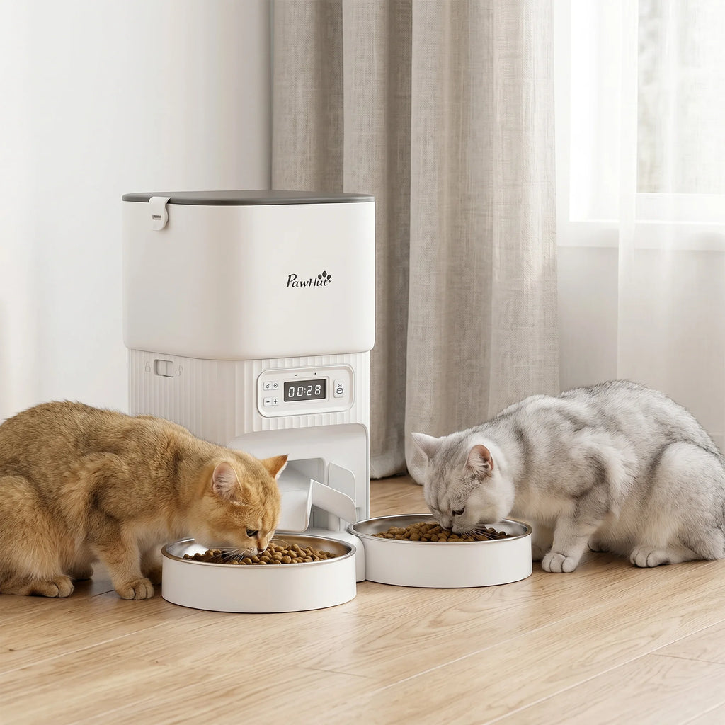 ZooFlex 4L Automatic Cat & Dog Feeder – Timed Food Dispenser with Portion Control