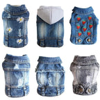 ZooFlex Denim Dog Jacket – Stylish Cowboy Jeans Vest for Dogs & Cats (XS–2XL)