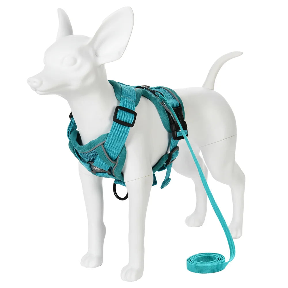 ZooFlex Adjustable Cat Harness & Leash – Reflective Pet Vest