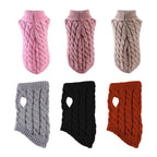ZooFlex Warm Cable Knit Dog Sweater – Soft Autumn Winter Puppy Jumper