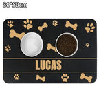 ZooFlex Diatomaceous Pet Feeding Mat – Quick-Dry Waterproof Dog & Cat Bowl Placemat