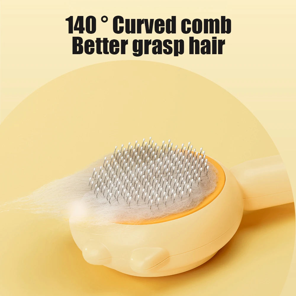 Zooflex FurGlow – Self-Cleaning Pet Grooming Brush
