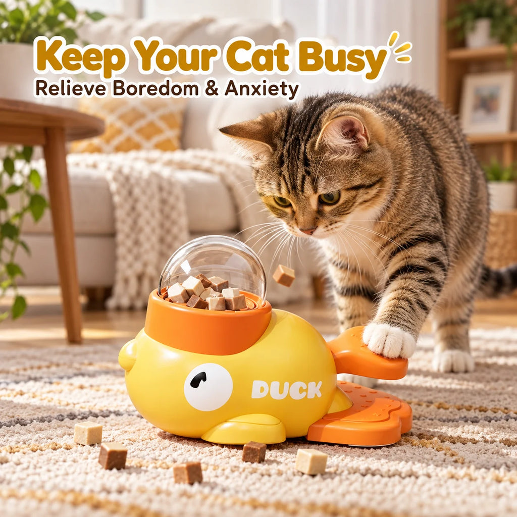 Zooflex DuckyTreat – Interactive Pet Treat Dispenser