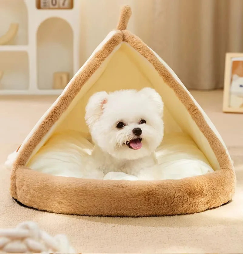 ZooFlex Winter Warm Dog Bed – Soft Thickened Non-Slip Pet Sleeping Mat for Dogs & Cats