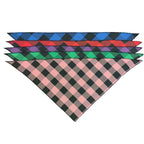 ZooFlex Custom Dog Bandana – Personalized Plaid Name Scarf for Dogs & Cats