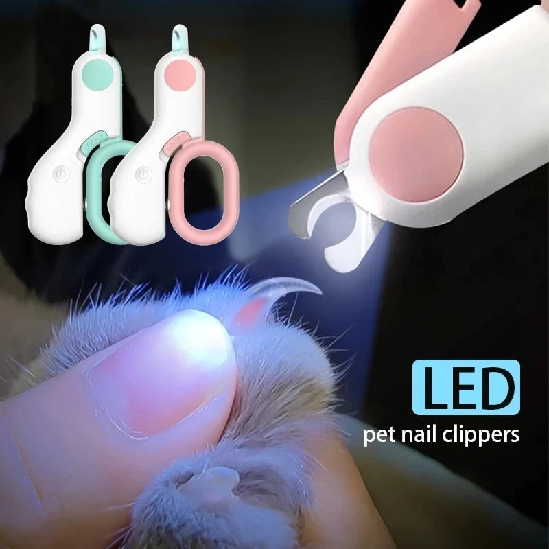 ZooFlex LED Pet Nail Clipper – Professional Cat & Small Dog Nail Trimmer